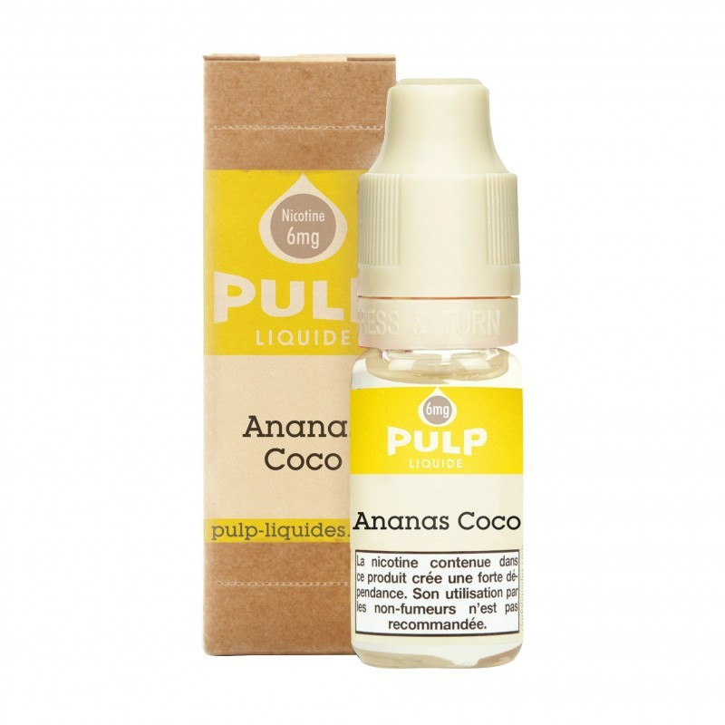 E LIQUIDE ANANAS COCO 10ML - PULP--alavape.com