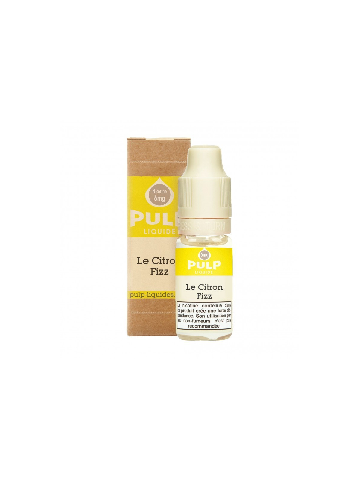 E LIQUIDE CITRON FIZZ 10ML - PULP--alavape.com