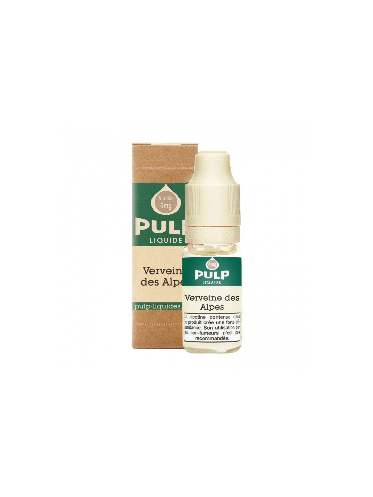 E LIQUIDE VERVEINE DES ALPES 10ML - PULP--alavape.com