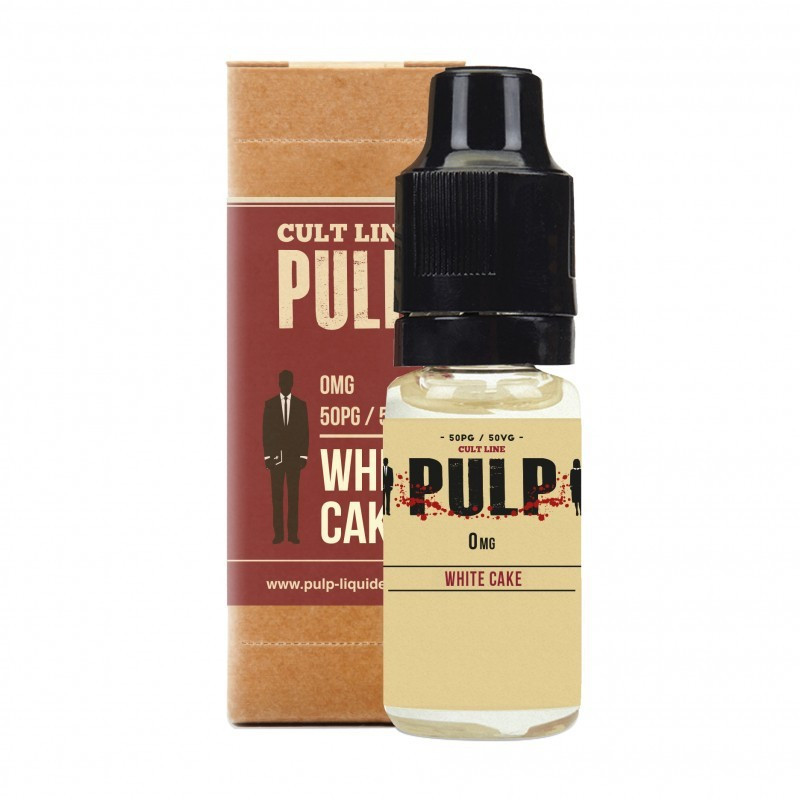 E LIQUIDE CULT LINE WHITE CAKE 10ML - PULP--alavape.com