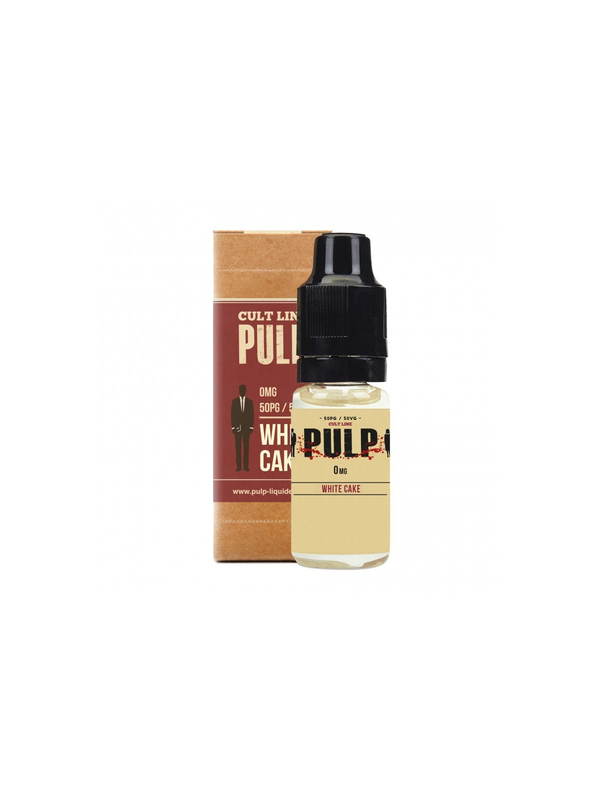 E LIQUIDE CULT LINE WHITE CAKE 10ML - PULP--alavape.com