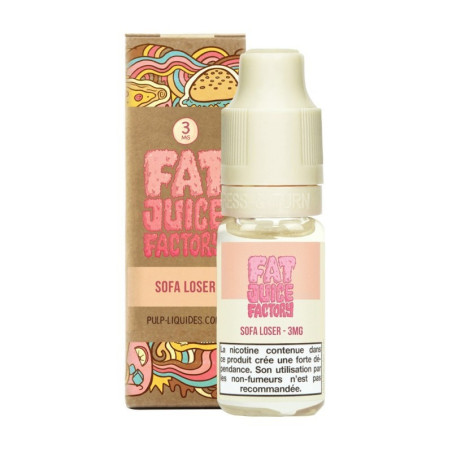E LIQUIDE SOFA LOSER 10ML - FAT JUICE FACTORY PULP--alavape.com