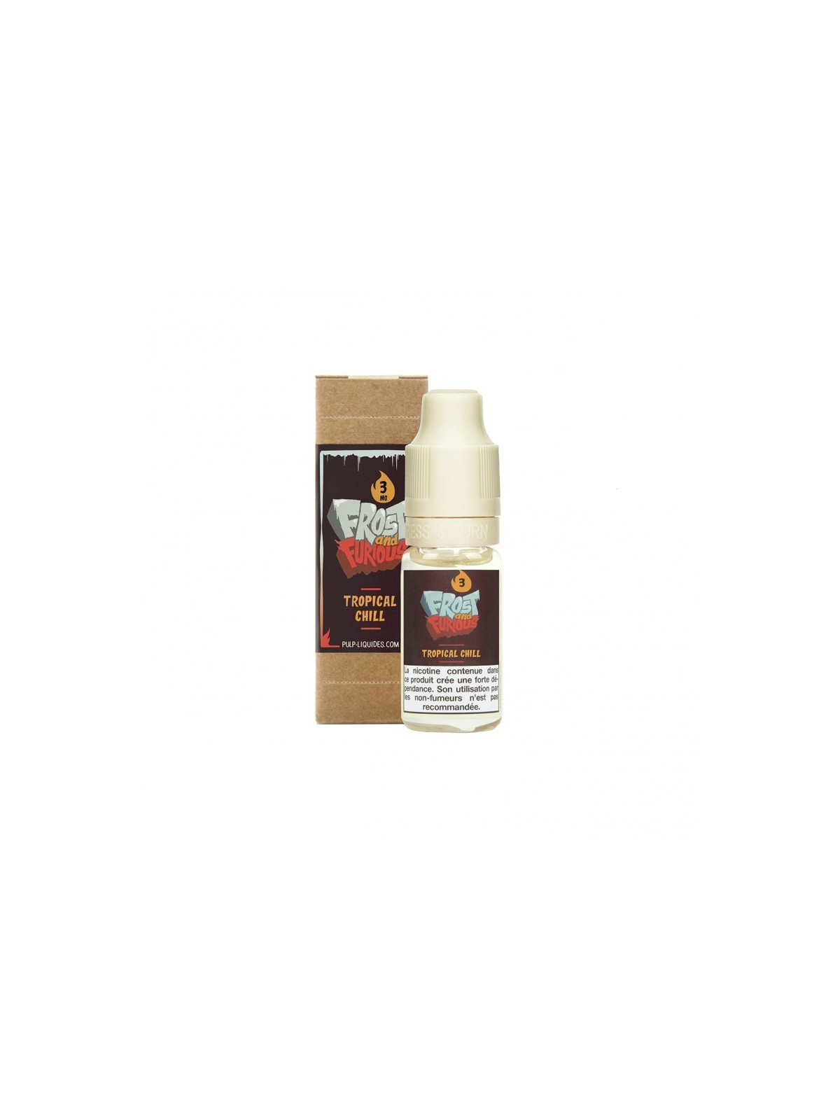 E LIQUIDE TROPICAL CHILL 10ML - FROST AND FURIOUS PULP--alavape.com