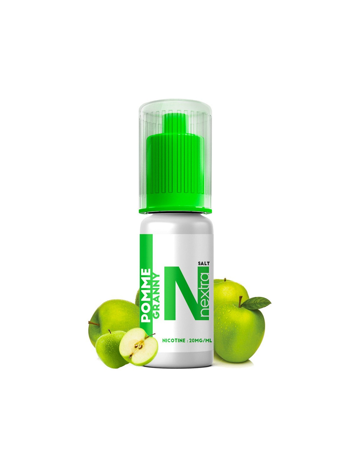 E LIQUIDE POMME GRANNY SELS DE NICOTINE 10ML - NEXTRA N+--alavape.com