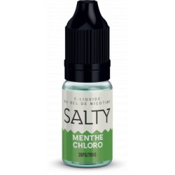 E LIQUIDE MENTHE CHLORO 10ML SALTY - SAVOUREA--alavape.com