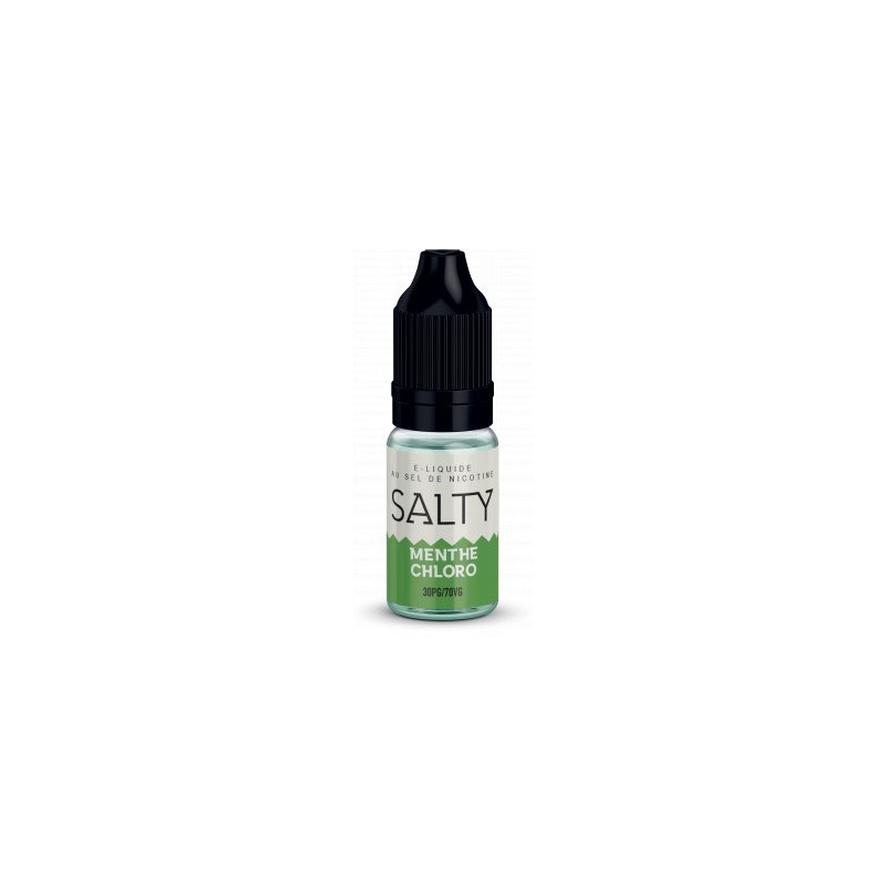 E LIQUIDE MENTHE CHLORO 10ML SALTY - SAVOUREA--alavape.com