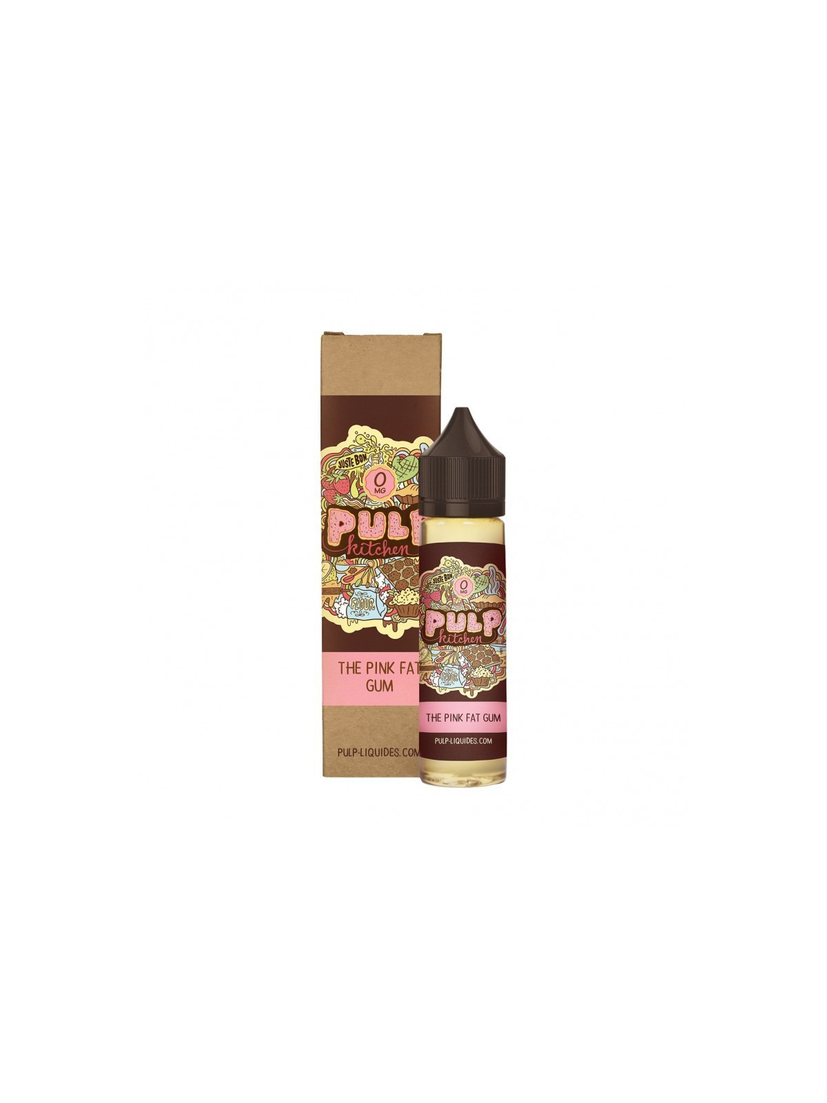 E LIQUIDE THE PINK FAT GUM 50ML - PULP KITCHEN--alavape.com