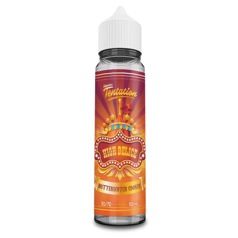 E LIQUIDE BUTTERSCOTCH COOKIE HD 50ML - LIQUIDEO--alavape.com