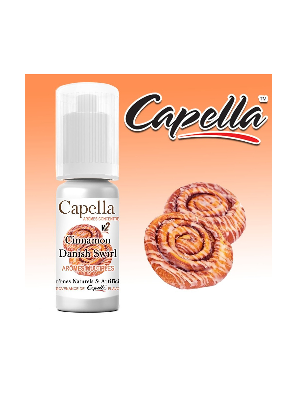 CONCENTRÉ CINNAMON DANISH - CAPELLA-DIY - Do It Yourself-alavape.com