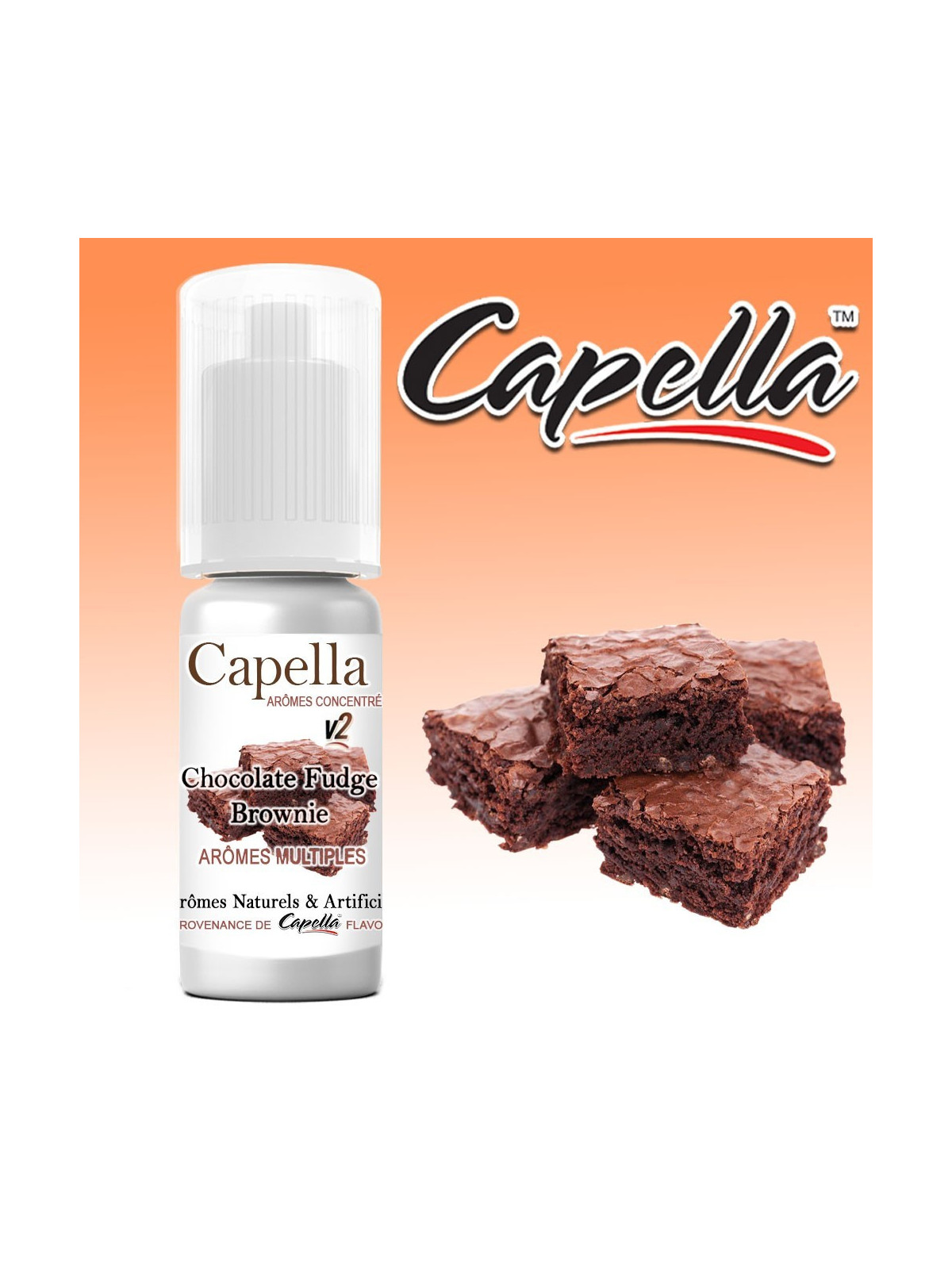 CONCENTRÉ CHOCOLATE FUDGE BROWNIE V2 - CAPELLA-DIY - Do It Yourself-alavape.com