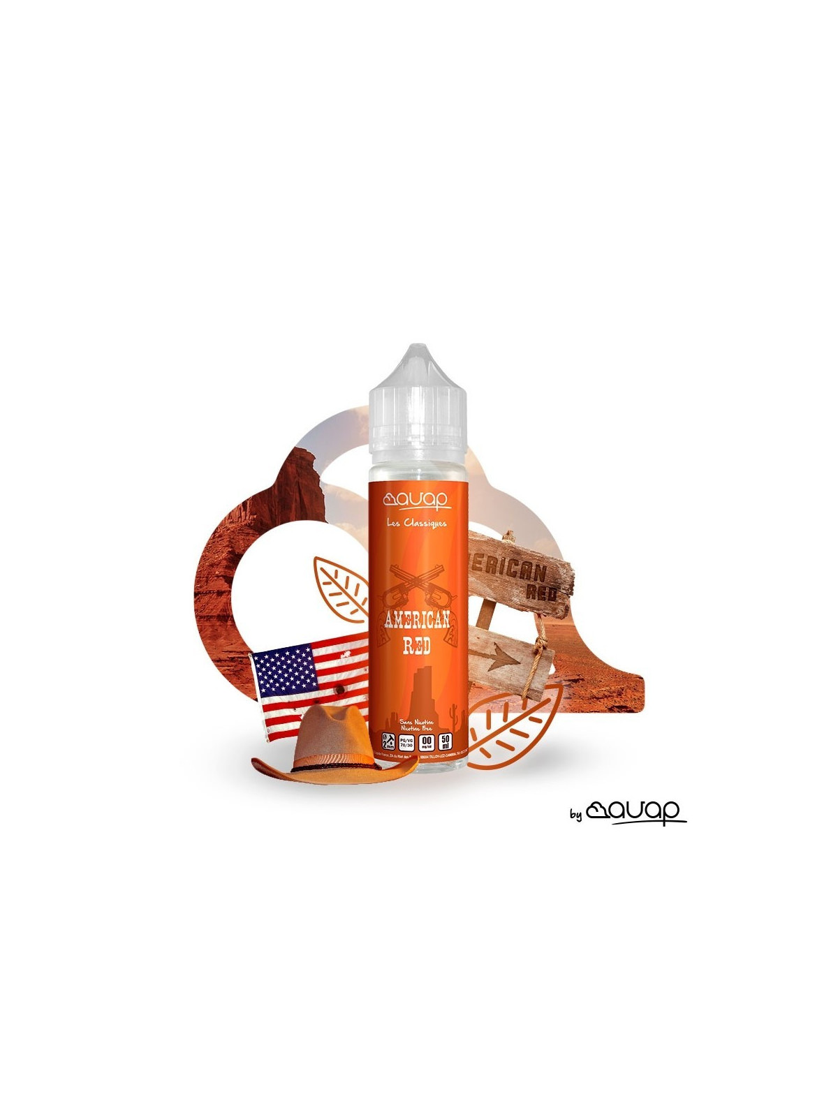 E LIQUIDE AMERICAN RED 50ML - AVAP--alavape.com