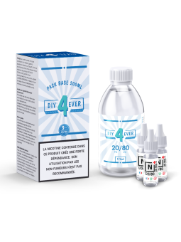 PACK 200ML BASE 3MG - DIY4EVER-DIY - Do It Yourself-alavape.com