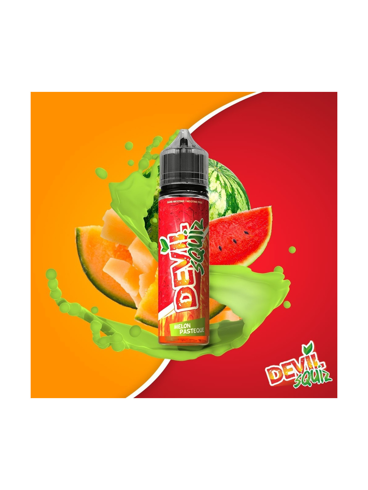E LIQUIDE MELON PASTEQUE DEVIL SQUIZ 50ML - AVAP--alavape.com