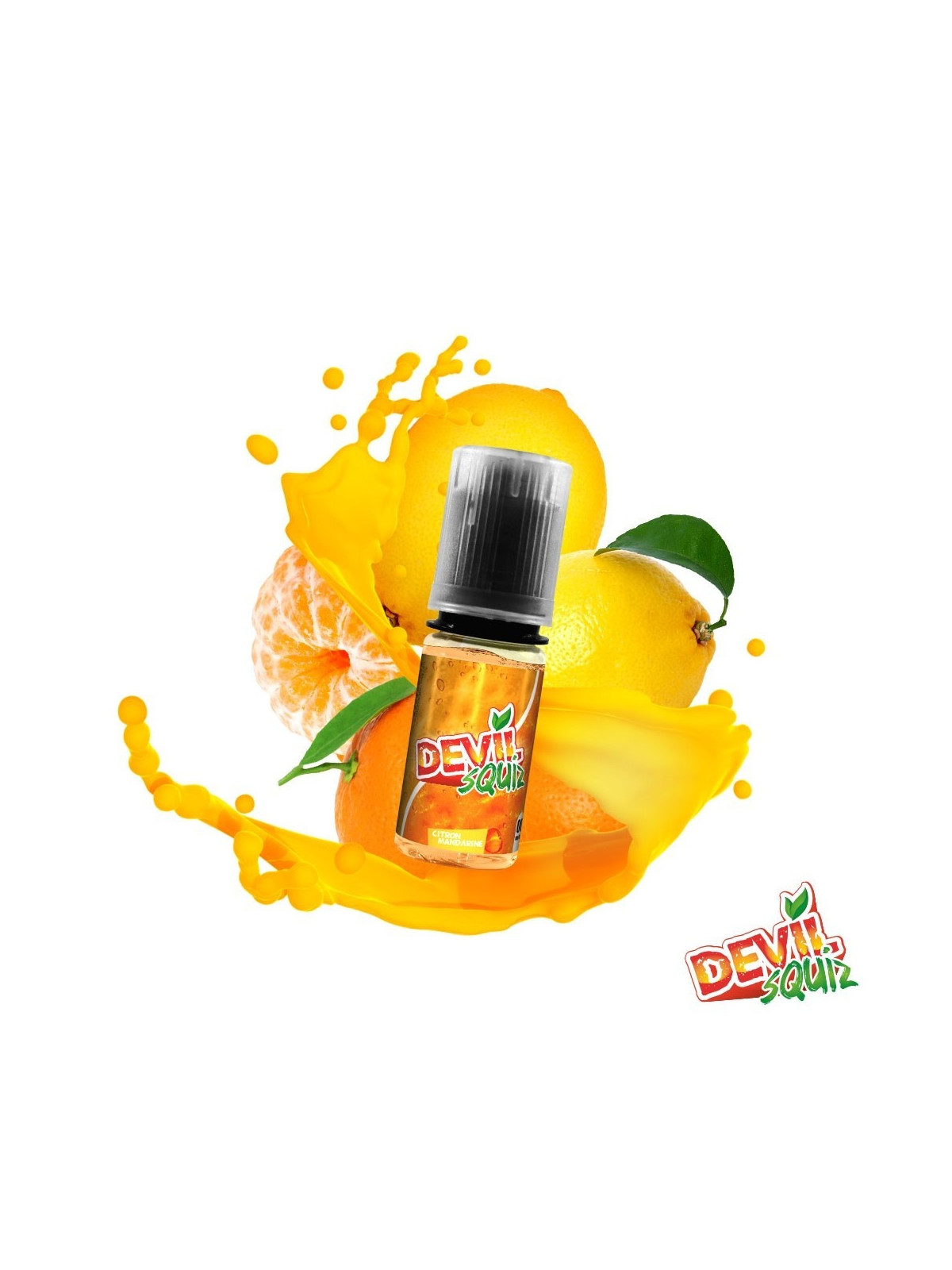 E LIQUIDE CITRON MANDARINE DEVIL SQUIZ 10ML - AVAP--alavape.com