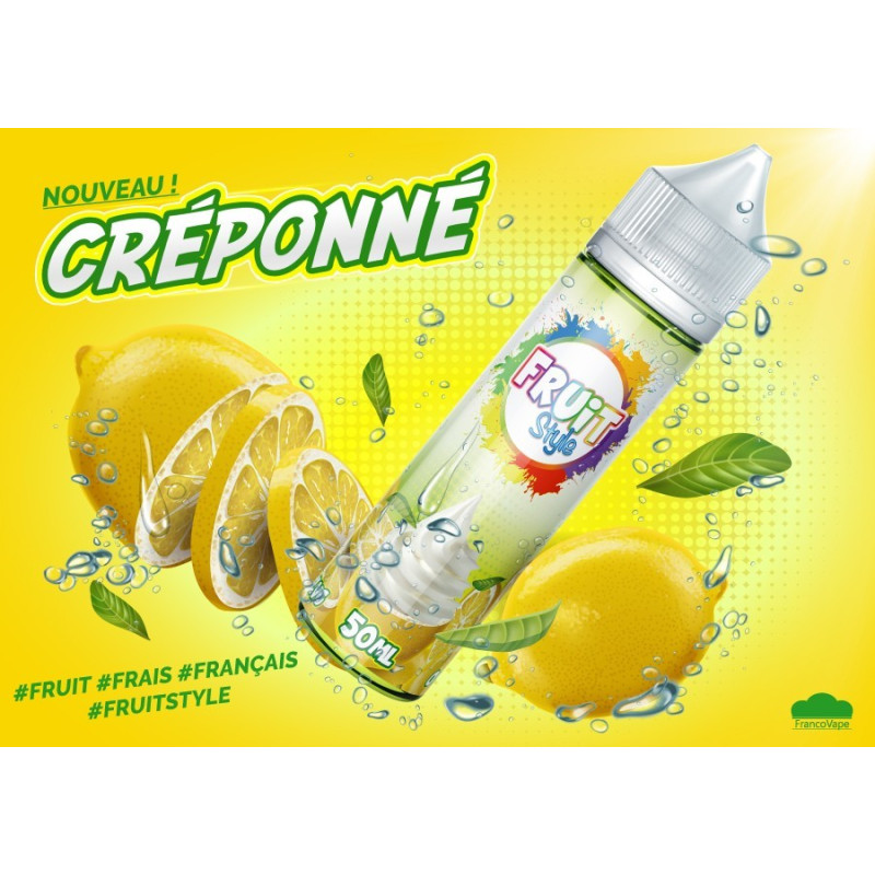 E LIQUIDE CREPONNÉ 50ML - FRUIT STYLE E-CHEF--alavape.com