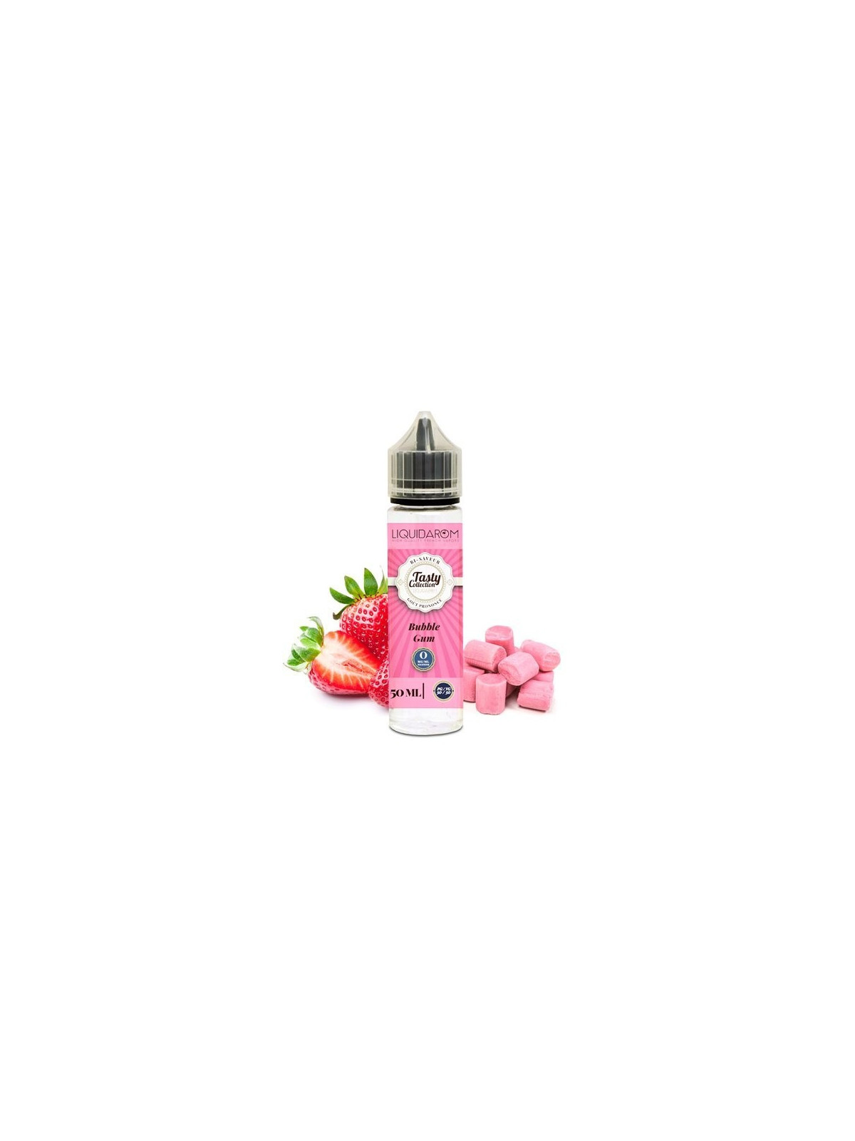 E LIQUIDE BUBBLE GUM 50ML - TASTY COLLECTION--alavape.com