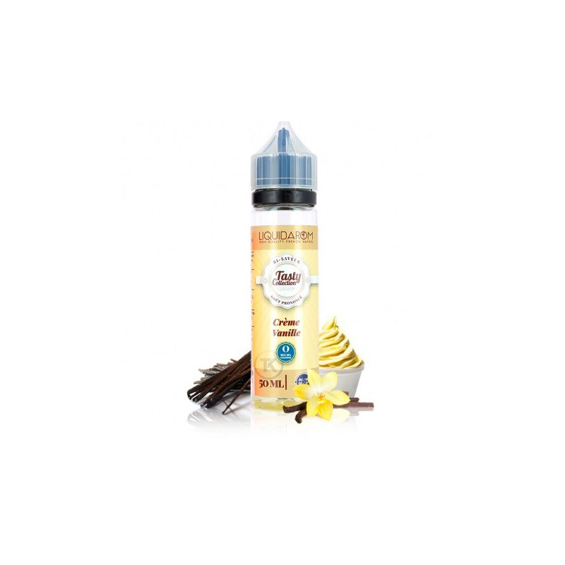 E LIQUIDE CREME VANILLE 50ML - TASTY COLLECTION--alavape.com