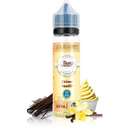 E LIQUIDE CREME VANILLE 50ML - TASTY COLLECTION--alavape.com