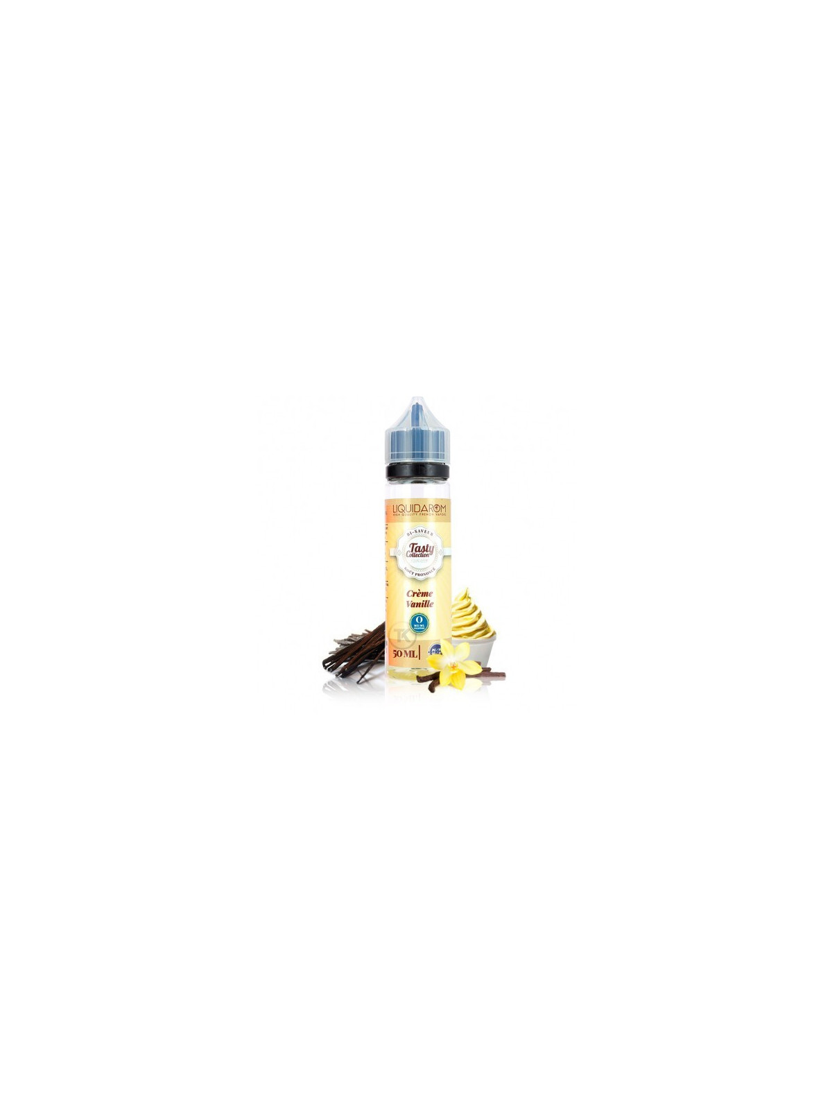 E LIQUIDE CREME VANILLE 50ML - TASTY COLLECTION--alavape.com