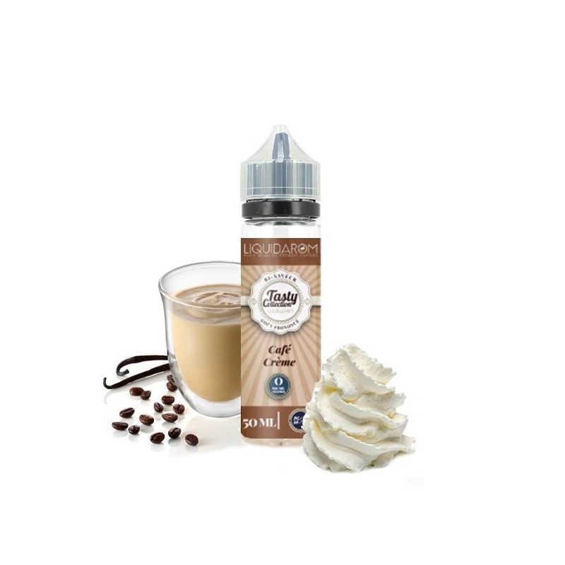 E LIQUIDE CAFE CREME 50ML - TASTY COLLECTION--alavape.com