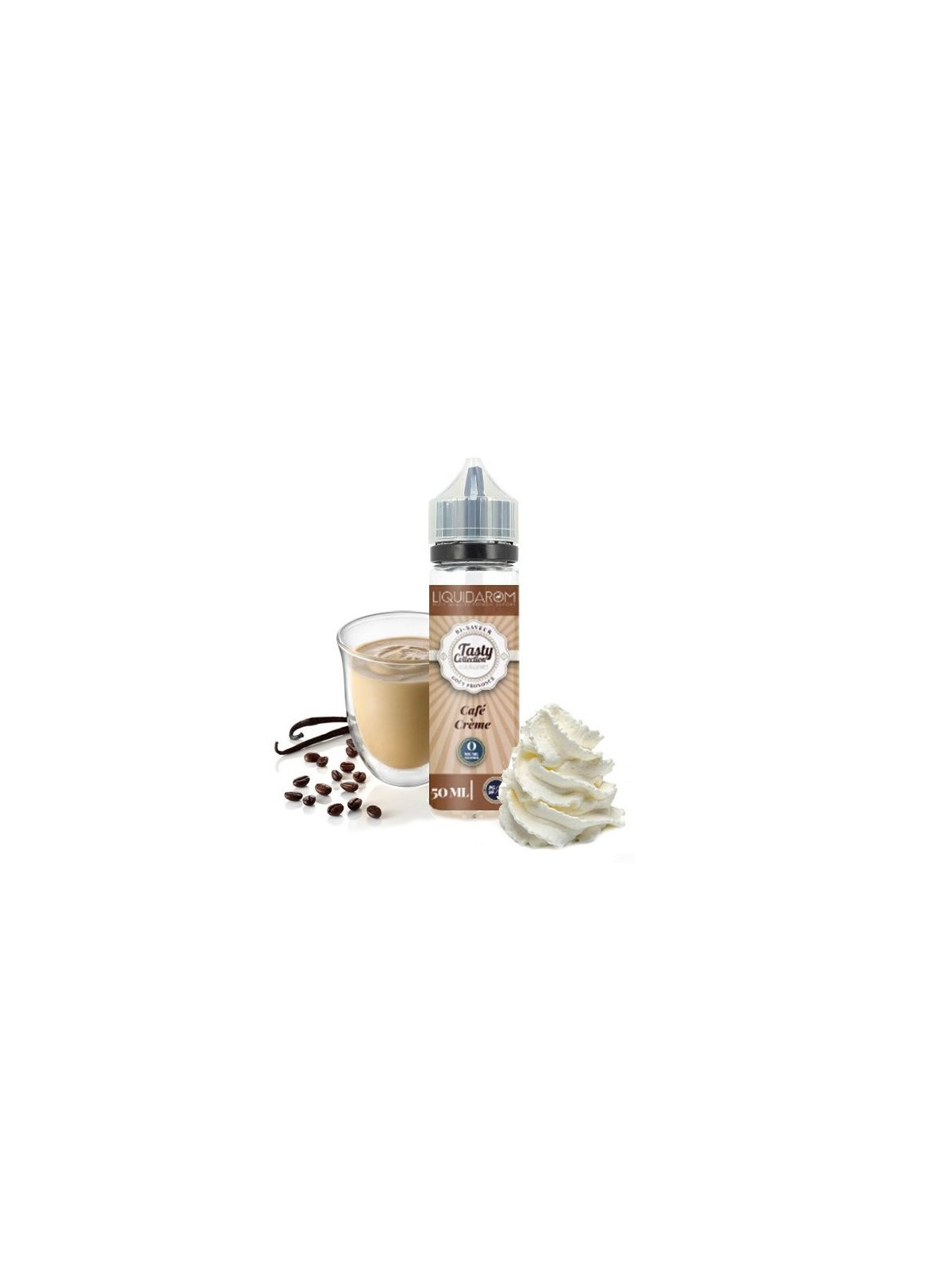 E LIQUIDE CAFE CREME 50ML - TASTY COLLECTION--alavape.com