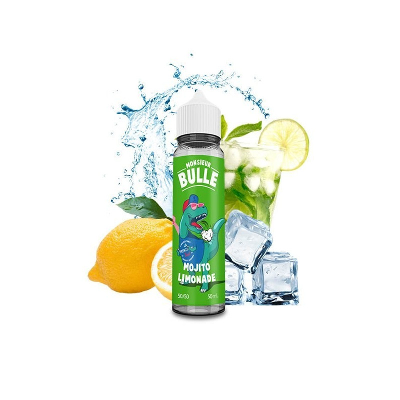 E LIQUIDE MOJITO LIMONADE 50ML - MONSIEUR BULLE LIQUIDEO--alavape.com