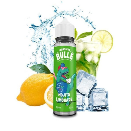 E LIQUIDE MOJITO LIMONADE 50ML - MONSIEUR BULLE LIQUIDEO--alavape.com