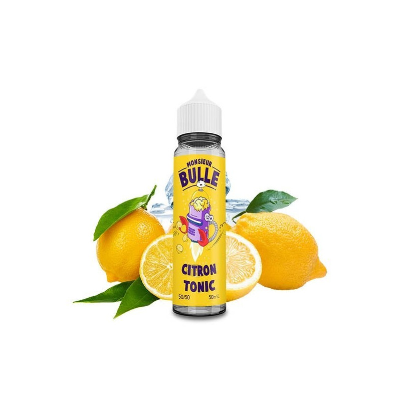 E LIQUIDE CITRON TONIC 50ML - MONSIEUR BULLE LIQUIDEO--alavape.com