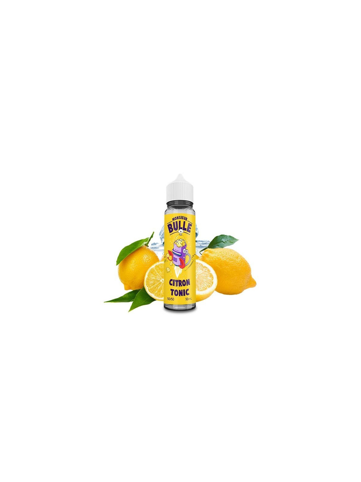 E LIQUIDE CITRON TONIC 50ML - MONSIEUR BULLE LIQUIDEO--alavape.com